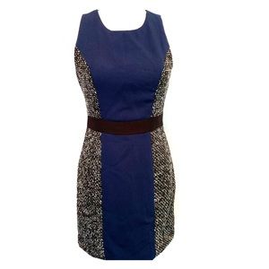 Banana Republic Color Block Sleeveless Dress Sz 2P